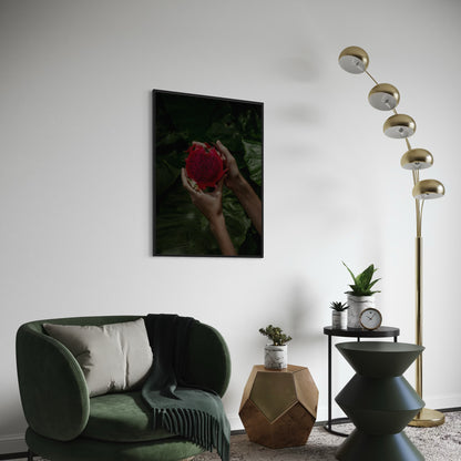 Fruta del dragón Drachenfrucht Poster