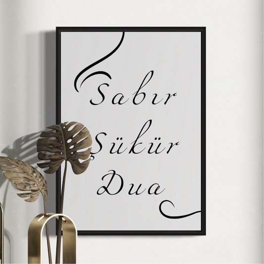 SABIR SÜKÜR DUA Poster