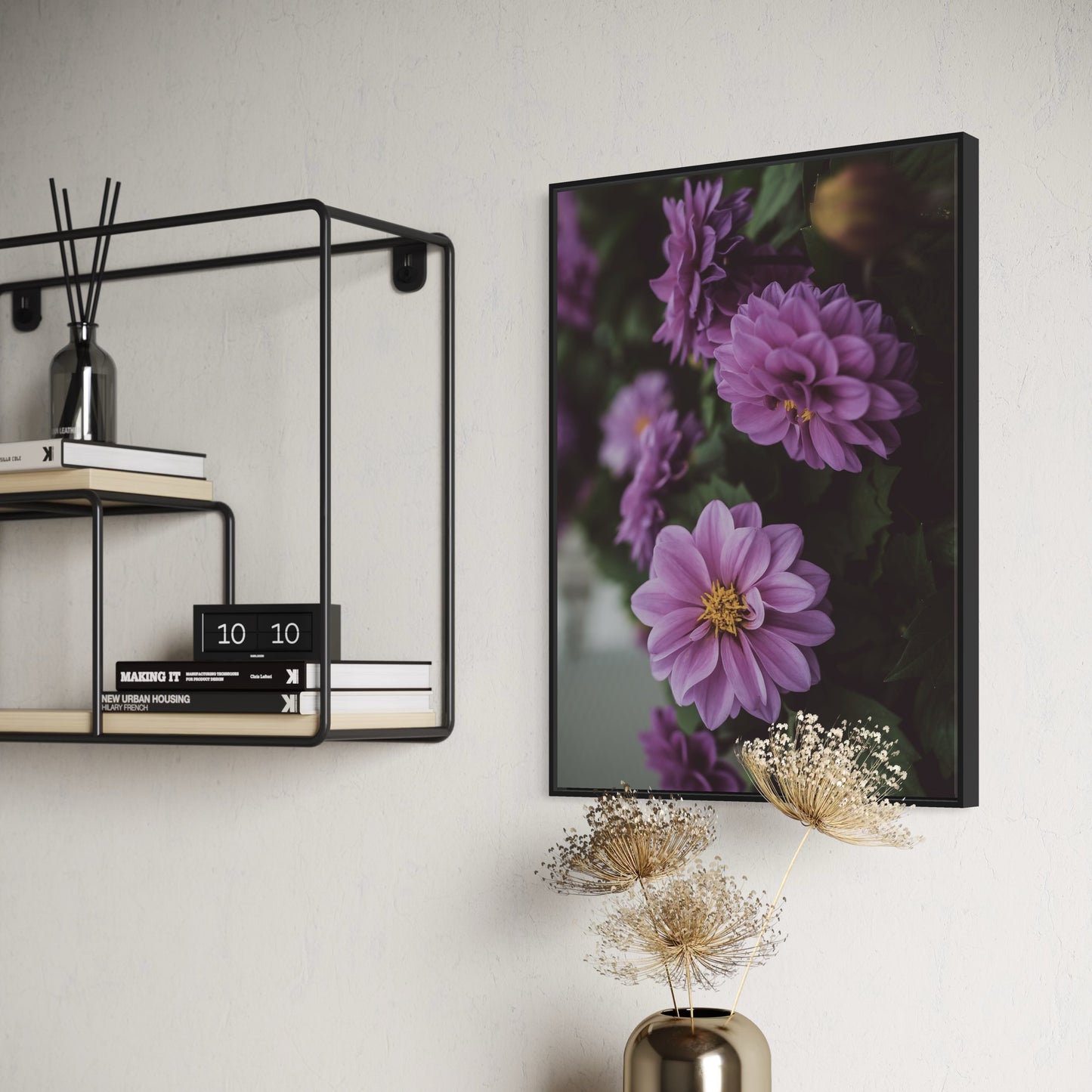 Purple Flowers Poster