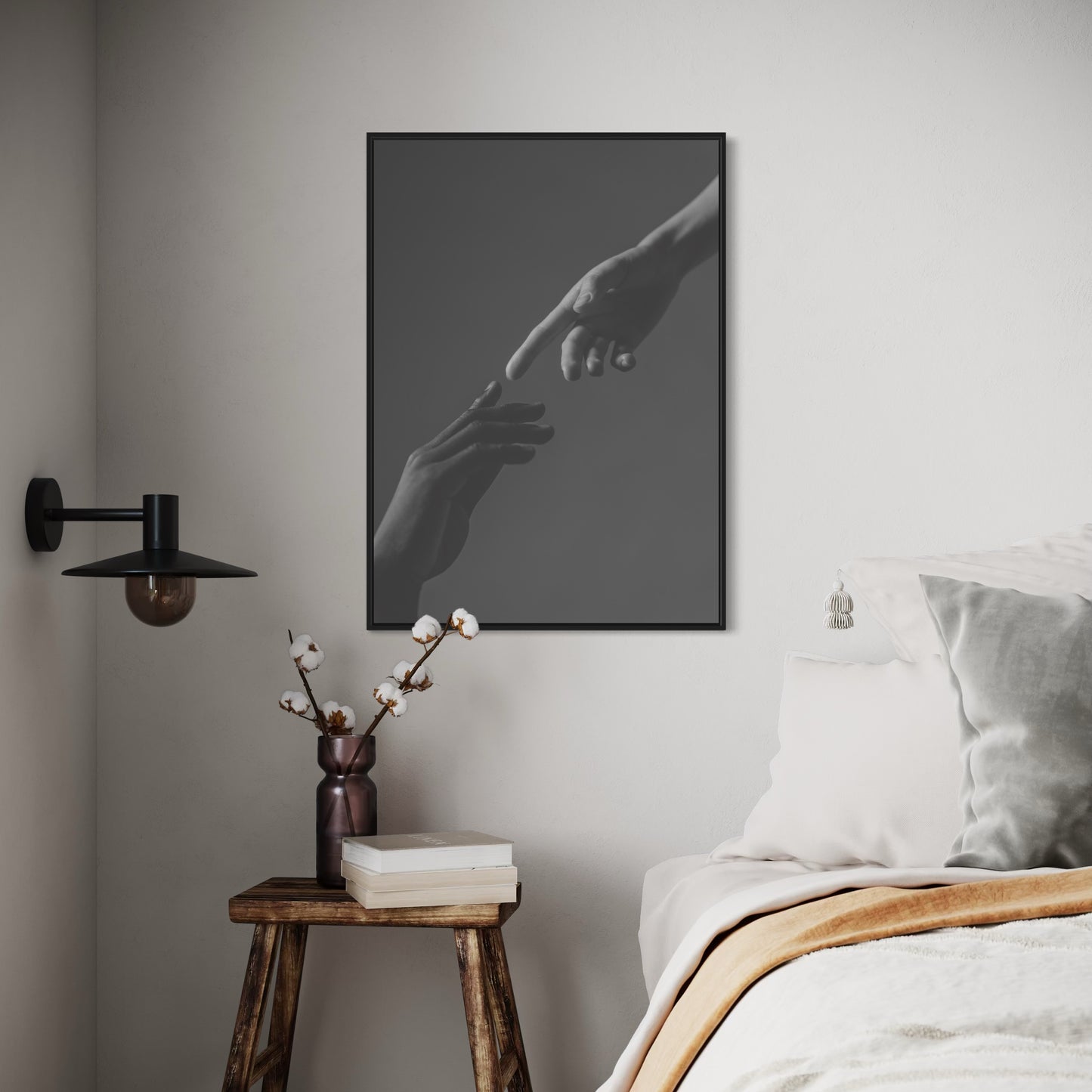 Touching Hands Poster