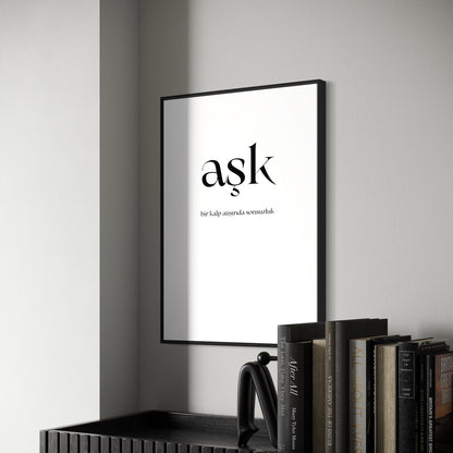 ASK "bir kalp atisinda sonsuzluk" Poster