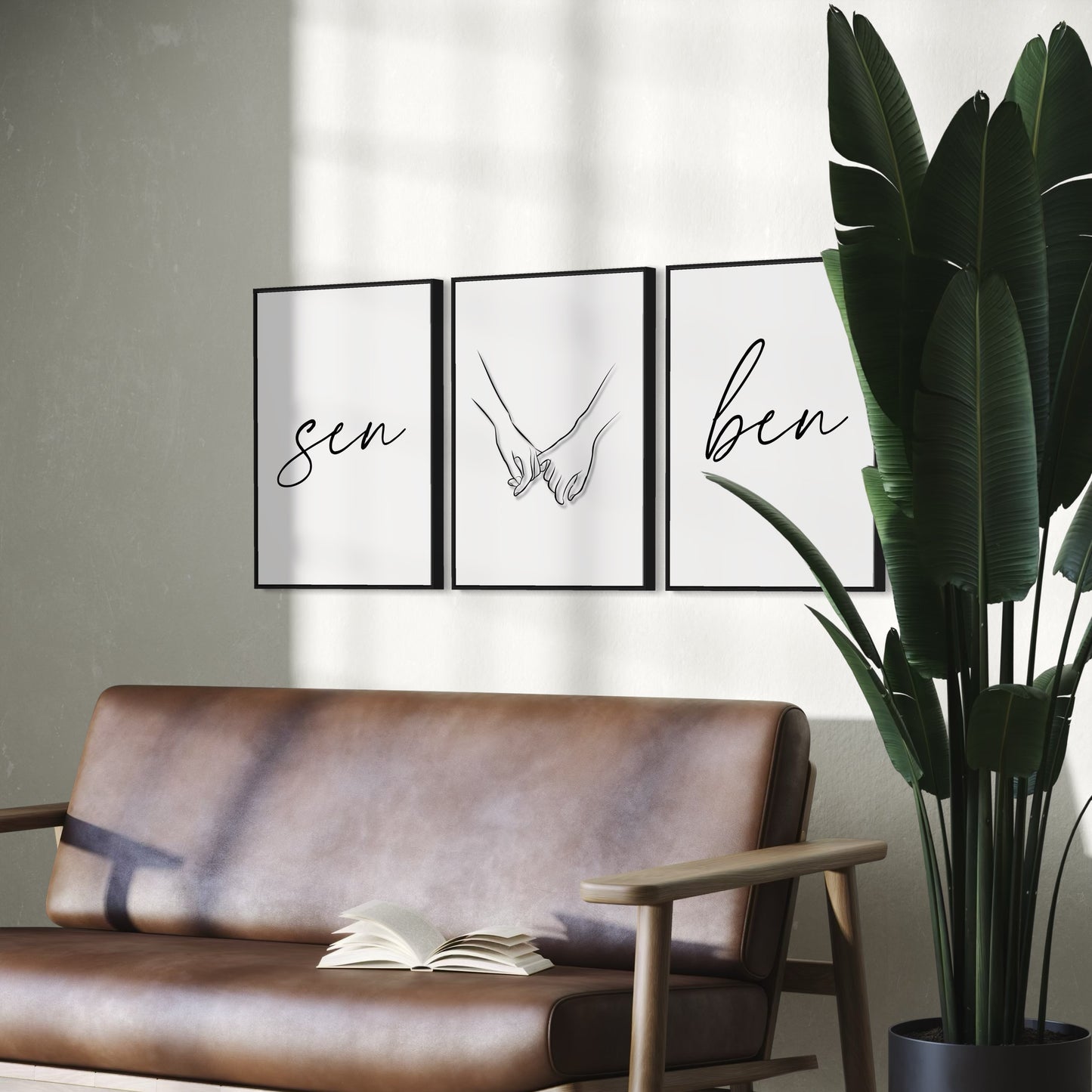 3er-Set SEN & BEN Poster