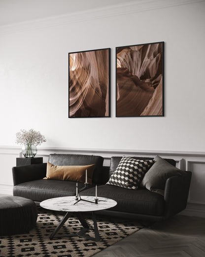 2er-Set Cavern Braun