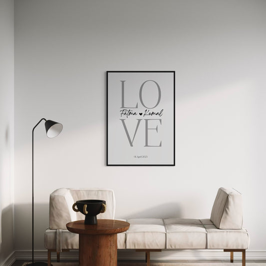 LOVE Poster | PERSONALISIERT