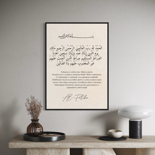 Sure Al Fatiha Poster