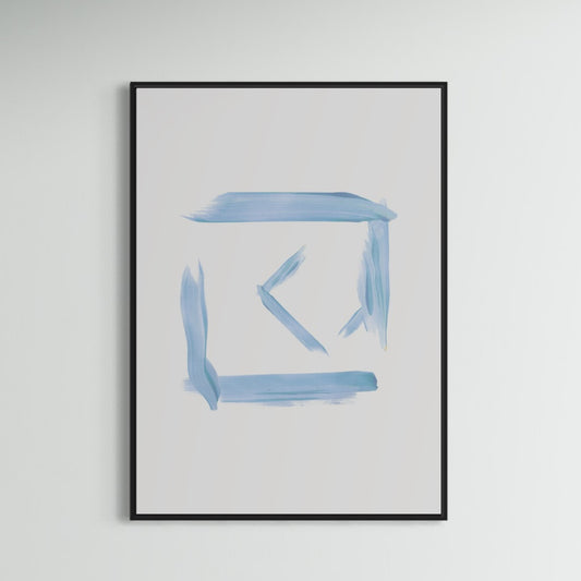 Acrylic Brush blue