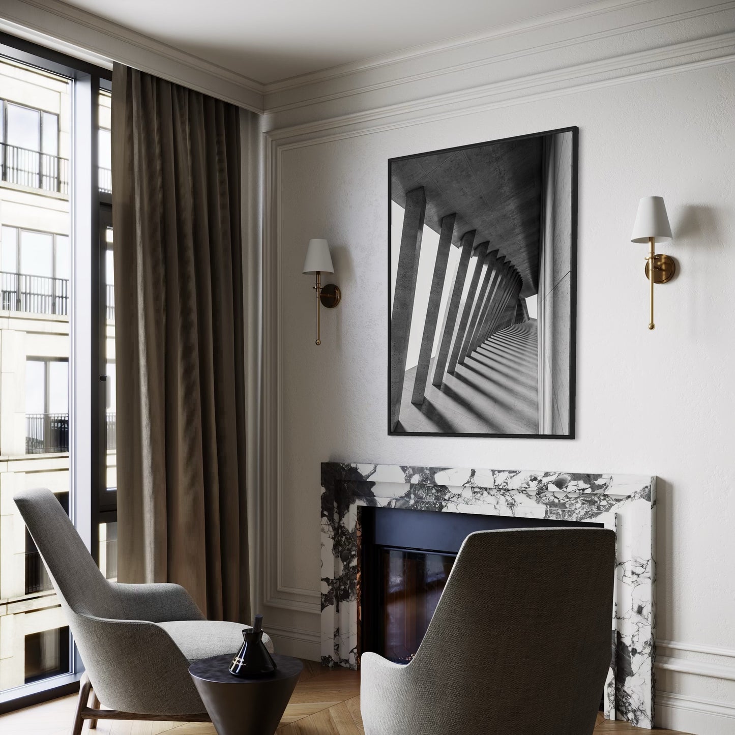 Architecture abstract Poster