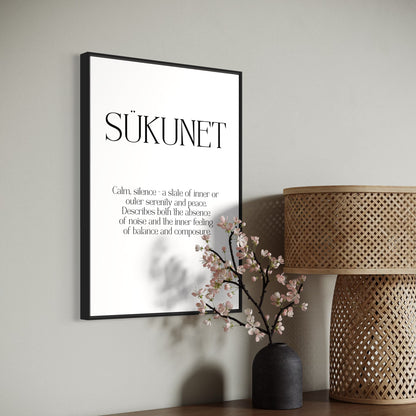 SÜKUNET Poster