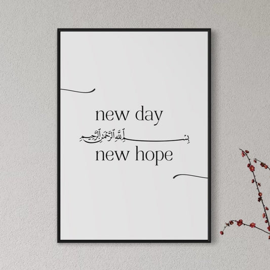 NEW DAY - NEW HOPE Poster