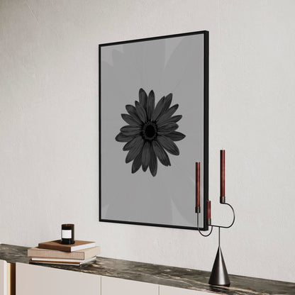Flowers black & white Poster no2