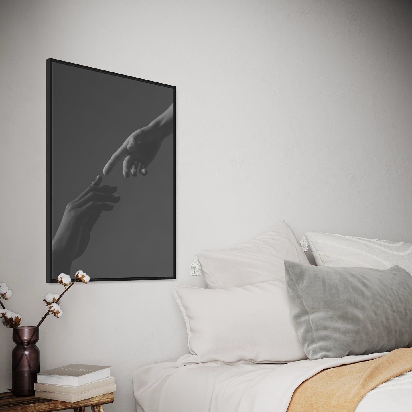 Touching Hands Poster