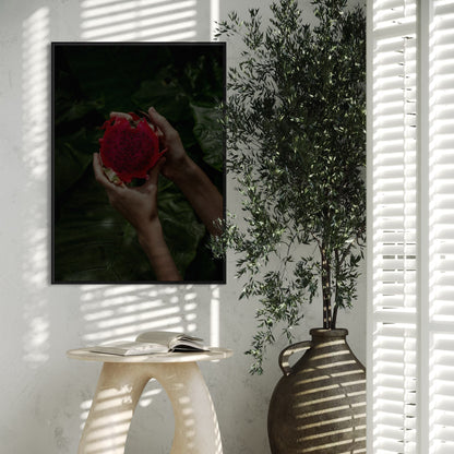 Fruta del dragón Drachenfrucht Poster