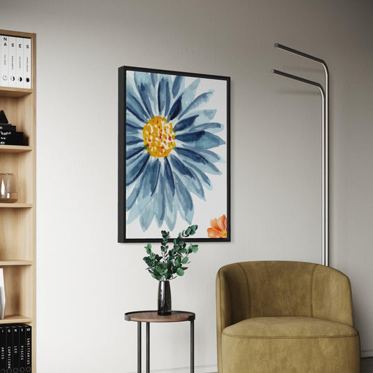 PAPATYA Poster in blau-orange
